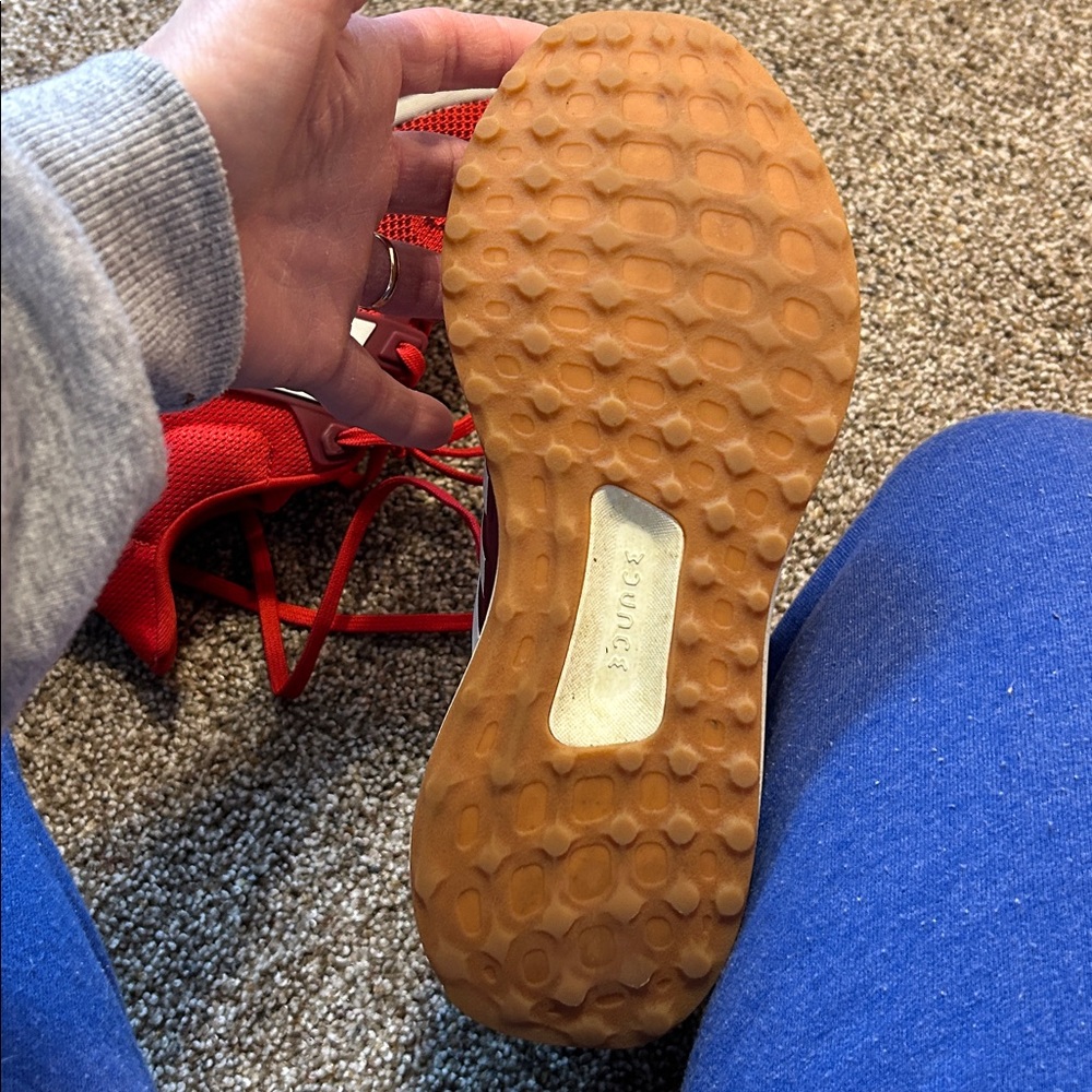 Adidas Red Athletic Sneakers - Picture 10 of 12